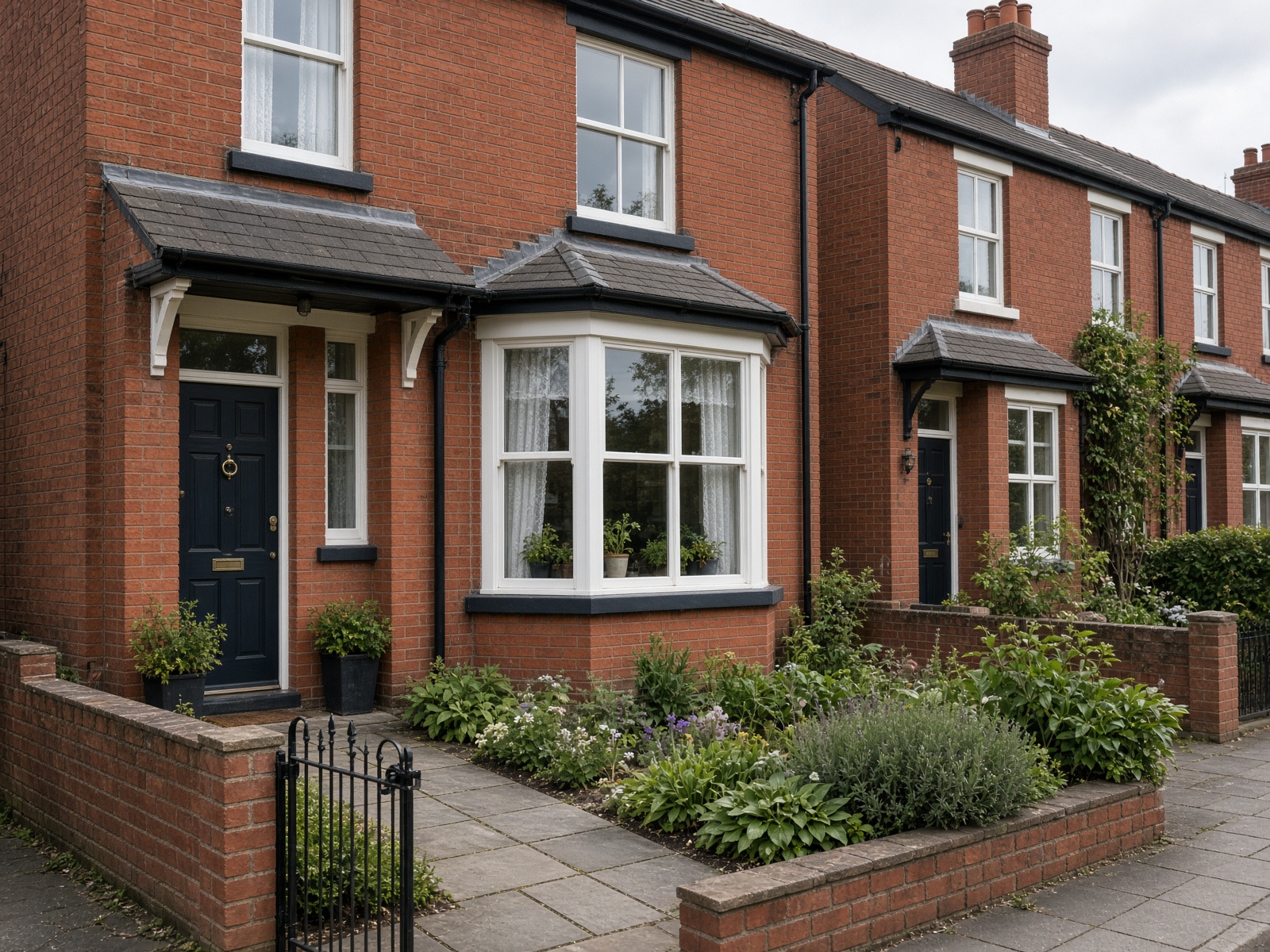 A well-kept British house after property maintenance